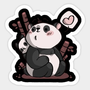 Mom panda Sticker